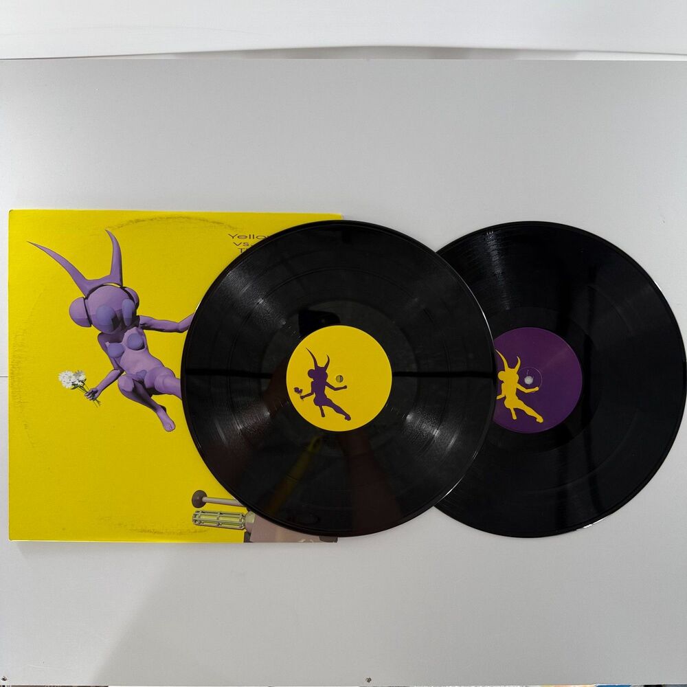 Yellow Note vs The Daleks 2LP Vinyl 1999 Liquid Sky Drum Bass Jungle #88